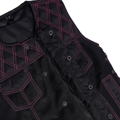 BSM4624 Rosé Rebel – Women’s Mesh Vest