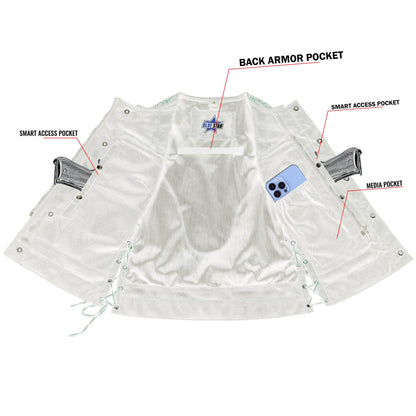 BSM4624 Rosé Rebel – Women’s Mesh Vest