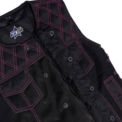 BSM4624 Rosé Rebel – Women’s Mesh Vest