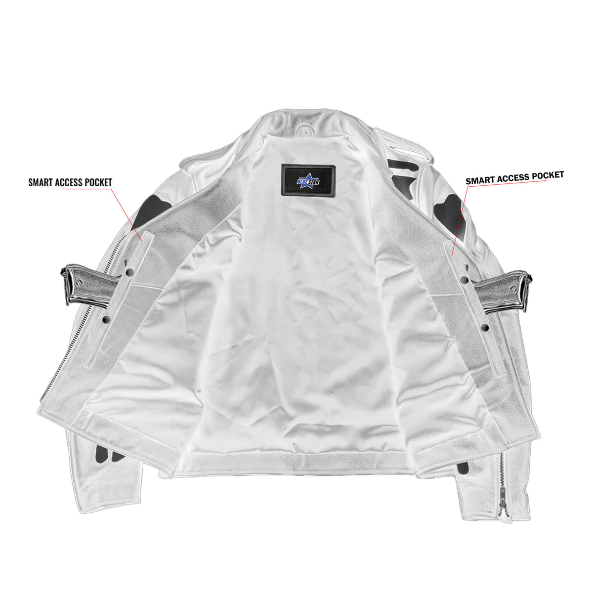 BSM5035 Deathless Women’s MC Bone Jacket