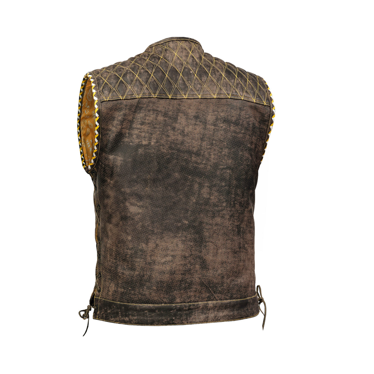 BSM4643 Ironhide Men’s Leather Vest