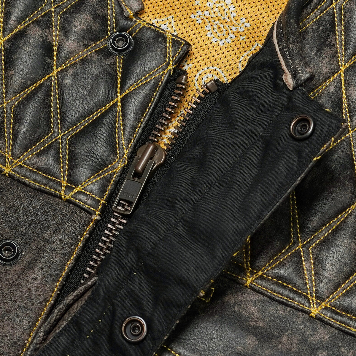 BSM4643 Ironhide Men’s Leather Vest