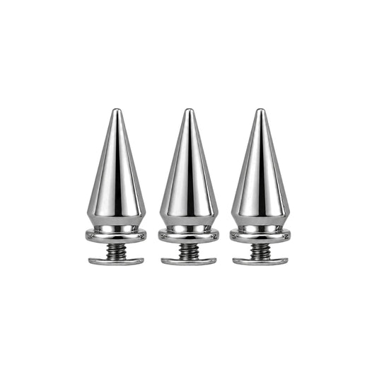 BSM00SPK101 Chrome Screw-back Spike Studs - 10mm