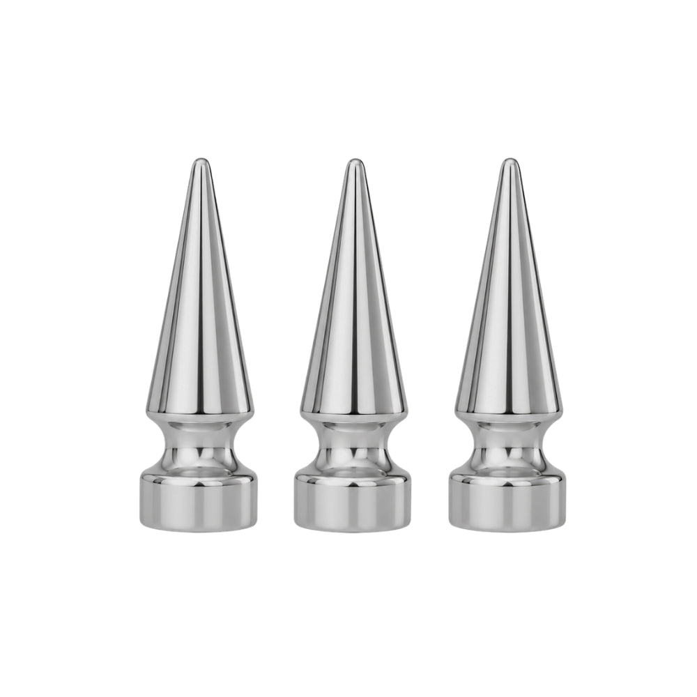 BSM00SPK102 Chrome Screw-back Spike Studs - 12mm