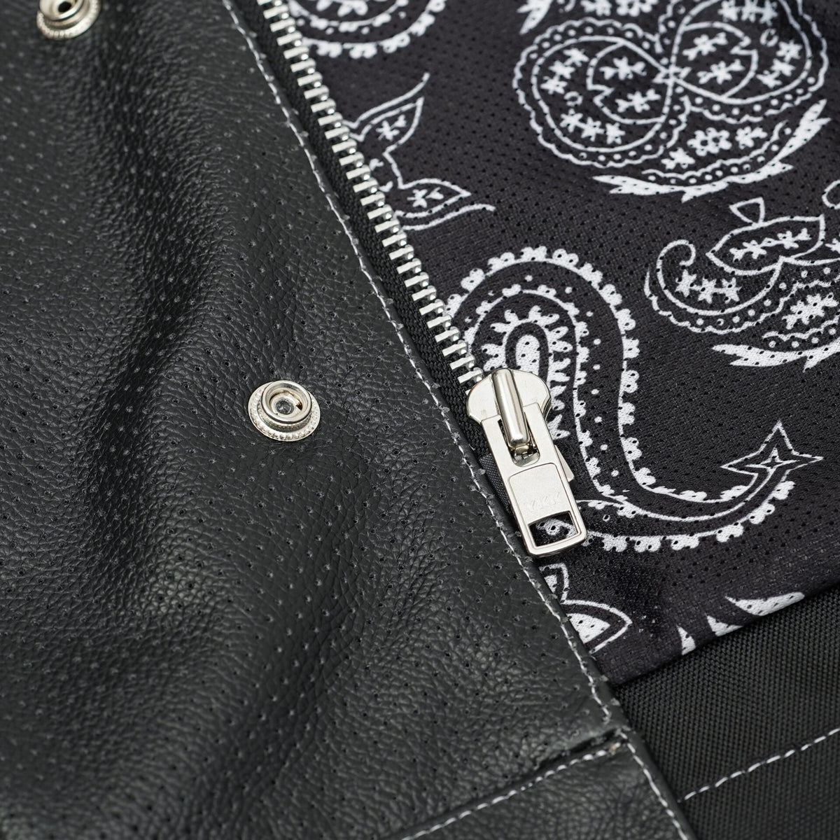 Blaze Lowside Chrome Phantom Men's Leather Vest