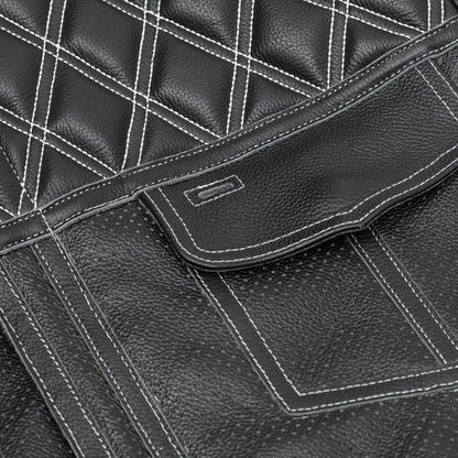Blaze Lowside Chrome Phantom Men's Leather Vest