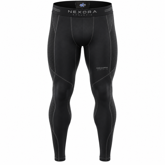 Custom Manufactured Ergonomic Compression Base Layer Top - Grey & Light Grey