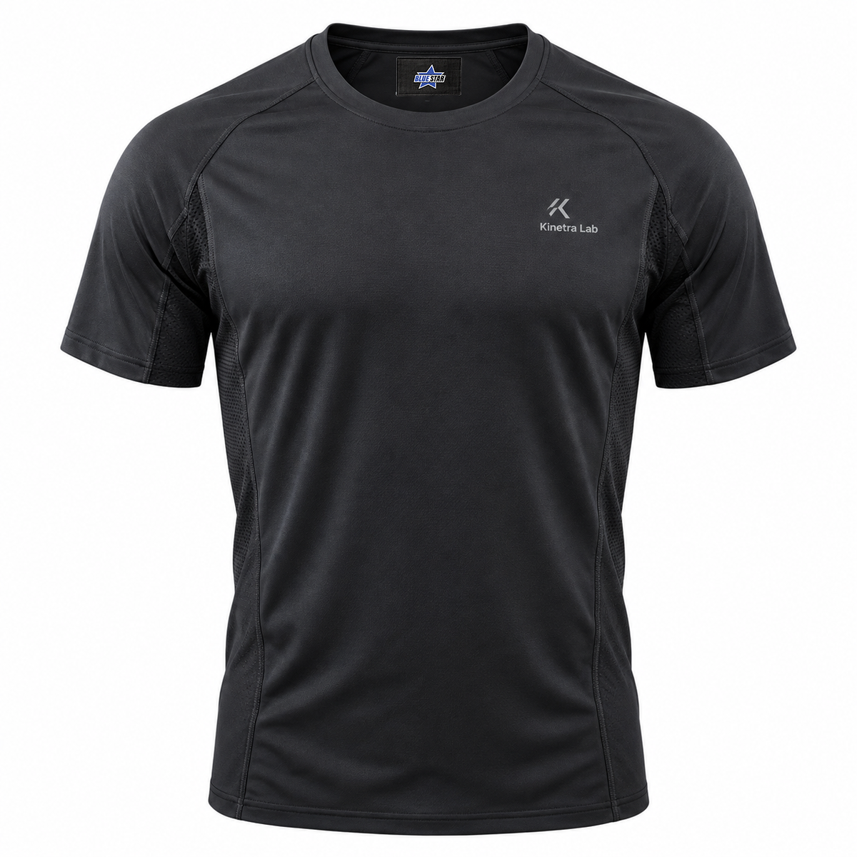 Custom Manufactured Functional Cross-Training Athletic Shirt - Grey & Charcoal