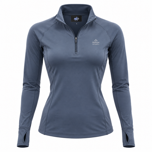 Custom Manufactured Functional Cross-Training Athletic Shirt - Slate Blue