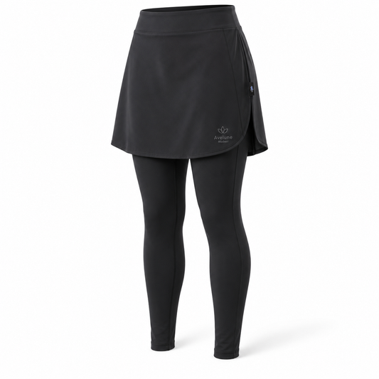 Custom Manufactured Full-Coverage Modest Performance Activewear - Grey & Light Grey