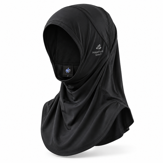 Custom Manufactured Full-Coverage Modest Performance Activewear - Grey & White