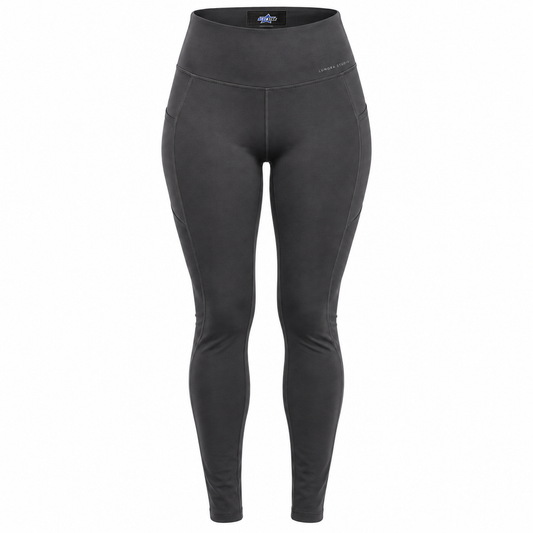 Custom Manufactured Studio Yoga & Pilates Seamless Top - Light Grey & Charcoal