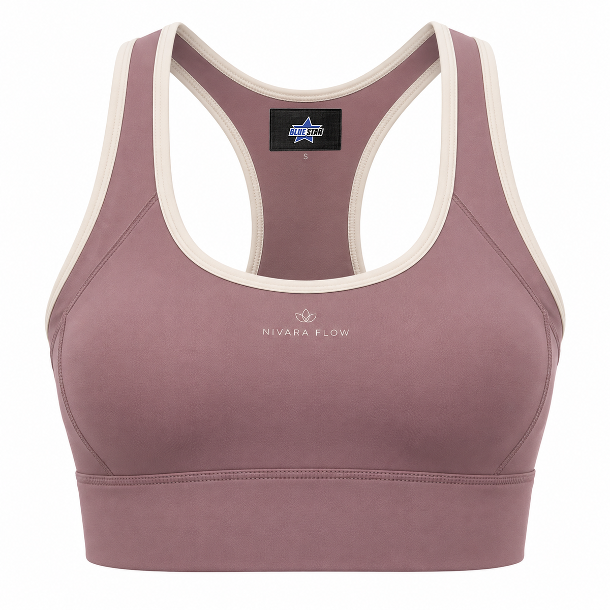 Custom Manufactured Studio Yoga & Pilates Seamless Top - White & Red