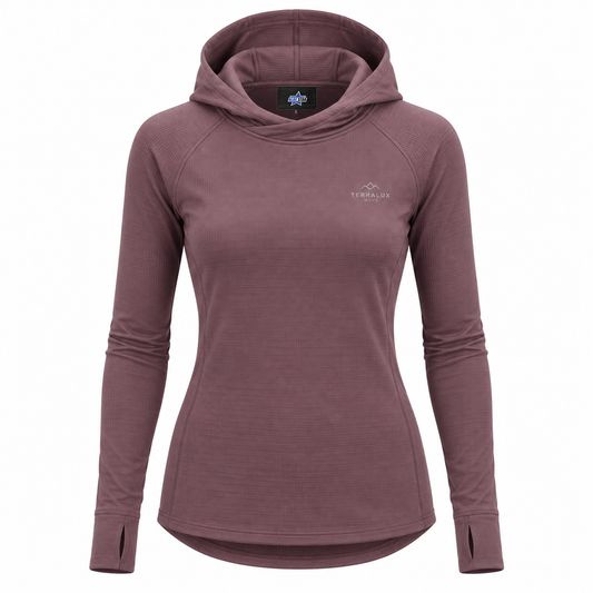 Custom Manufactured Cold-Weather Thermal Base Layer Undershirt - Maroon & Red