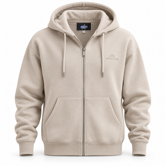 Custom Manufactured Recovery & Wellness Lounge Activewear - Tan & Charcoal