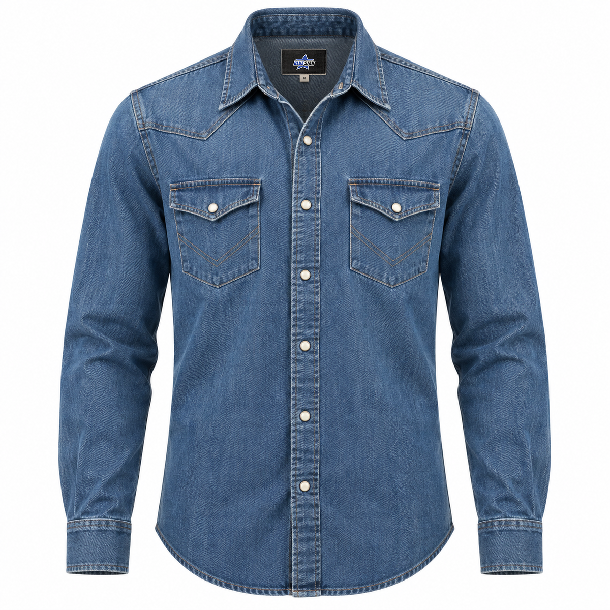 Custom Manufactured Classic Heritage Workwear Coat - Royal Blue