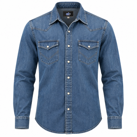 Custom Manufactured Classic Heritage Workwear Coat - Royal Blue