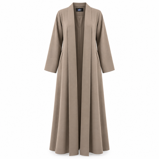 Custom Manufactured Contemporary Modest Tunic & Longline Wear - Tan & Brown