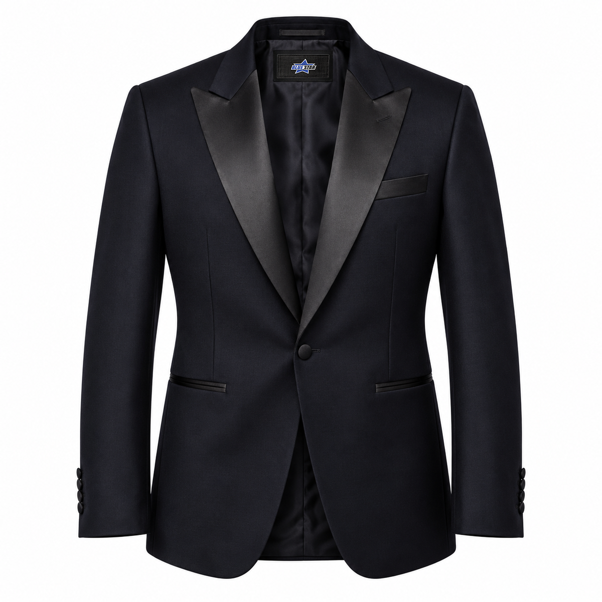 Custom Manufactured Formal Evening & Occasion Wear Coat - Charcoal & Black