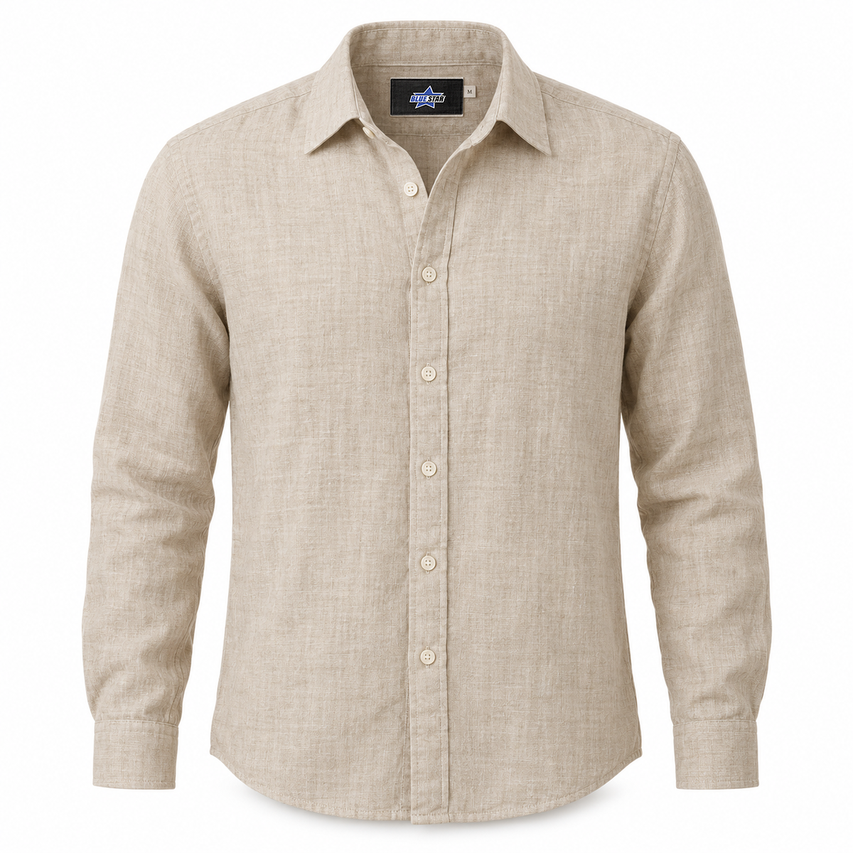 Custom Manufactured Organic Cotton Sustainable Fashion Top - Grey & Tan
