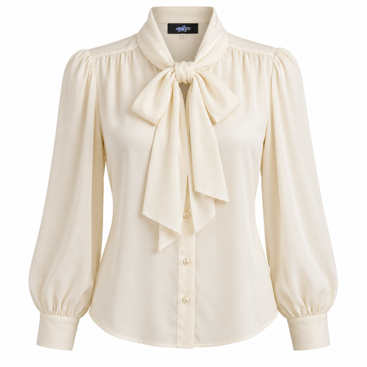 Custom Manufactured Retro Vintage Silhouette Jacket - Tan & White