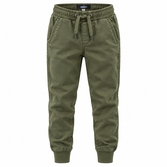 Custom Manufactured Youth Trendwear Street Jacket - Khaki & Gold