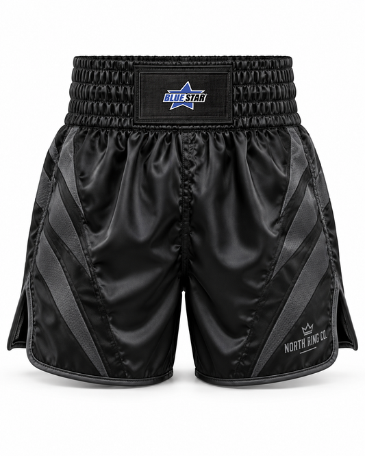Custom Manufactured Professional Fight & Boxing Training Gear - Black & Charcoal