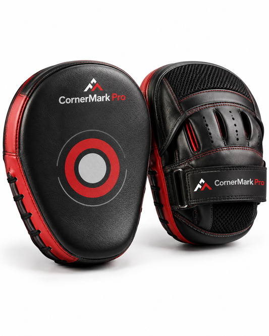 Custom Manufactured Combat Coach Focus Pads & Corner Gear - Red & Maroon