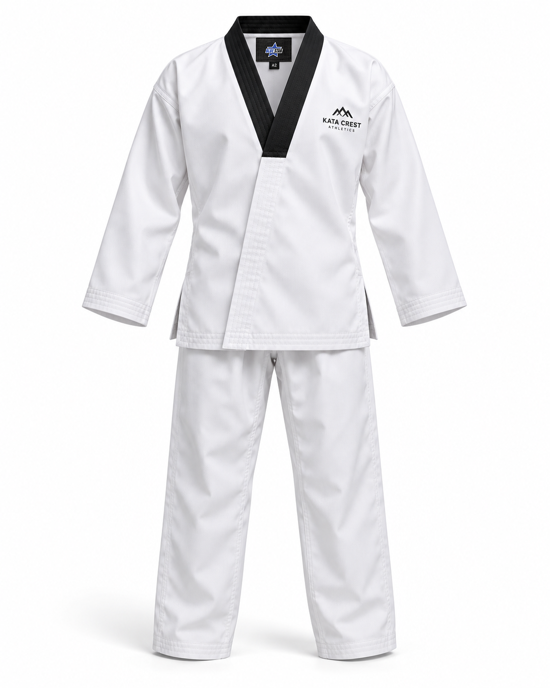 Custom Manufactured Traditional Martial Arts Uniform Gi - Grey & White