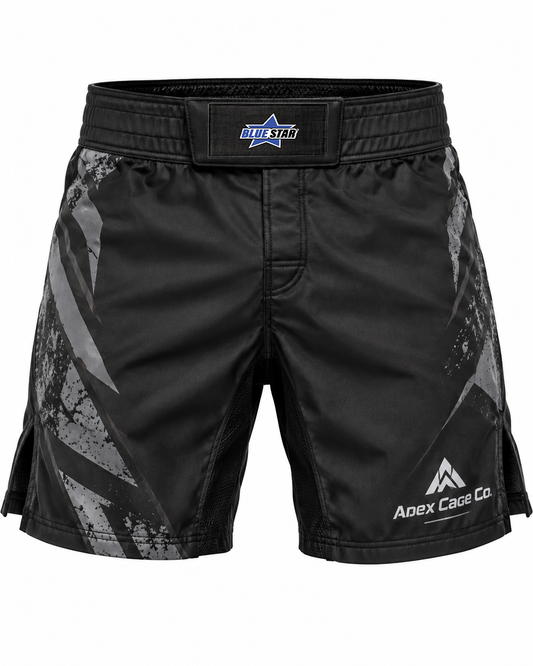 Custom Manufactured MMA High-Performance Training Shirt - Charcoal & Grey