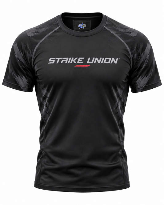 Custom Manufactured MMA High-Performance Training Shirt - Charcoal & Grey