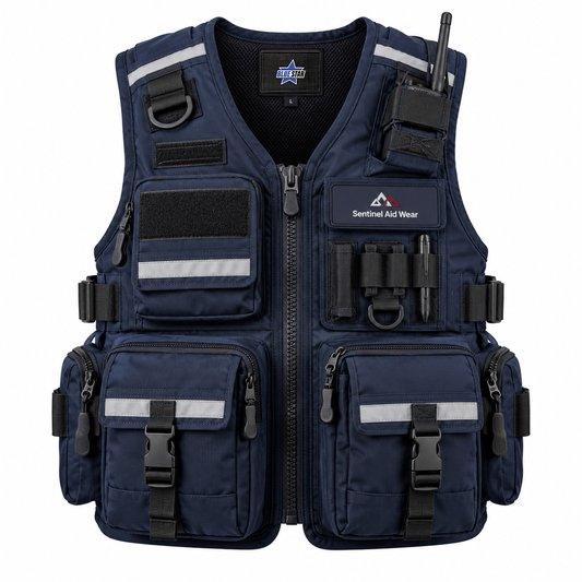 Custom Manufactured First Responder High-Visibility Emergency Parka - Light Grey & Navy