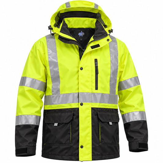 Custom Manufactured General Purpose Heavy Industrial Protective Wear - Grey & Yellow