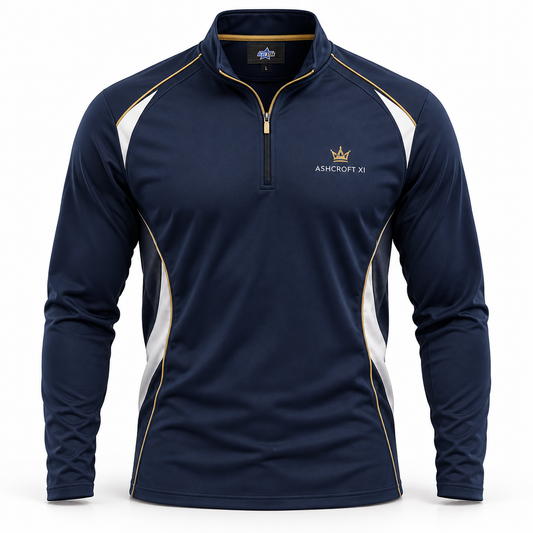 Custom Manufactured Sublimated Cricket Team Playing Kit - Navy & Charcoal