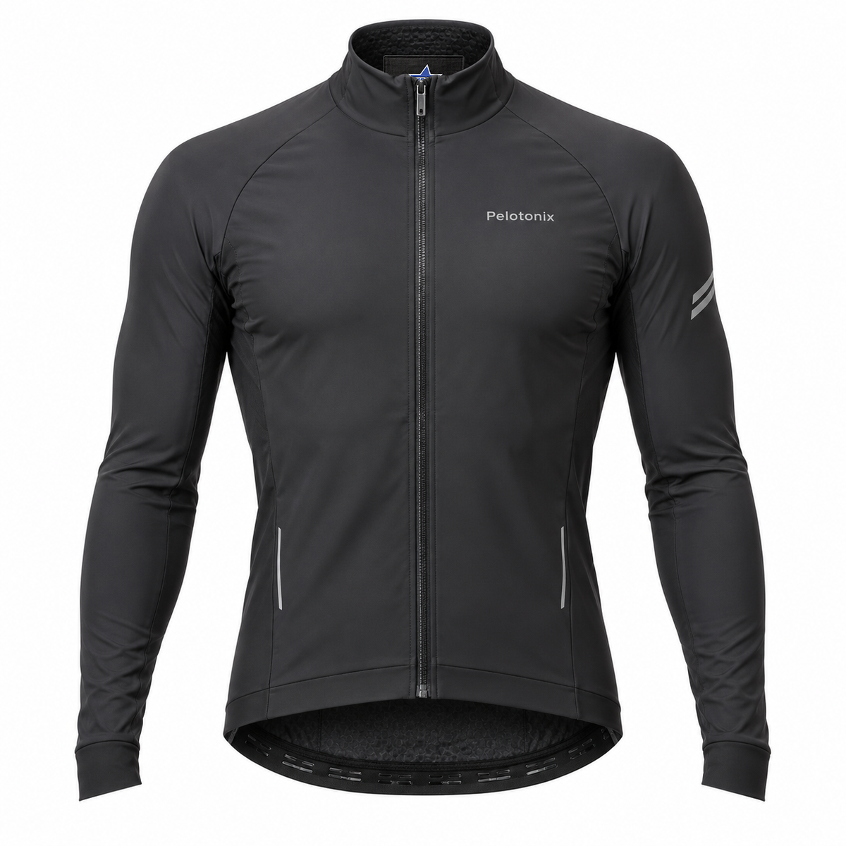 Custom Manufactured Aerodynamic Performance Cycling Jersey - Grey & Charcoal