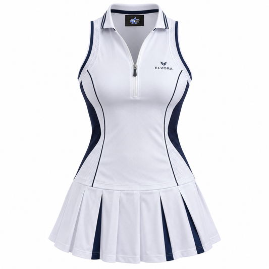 Custom Manufactured Equestrian Riding Apparel & Show Coat - Navy & White