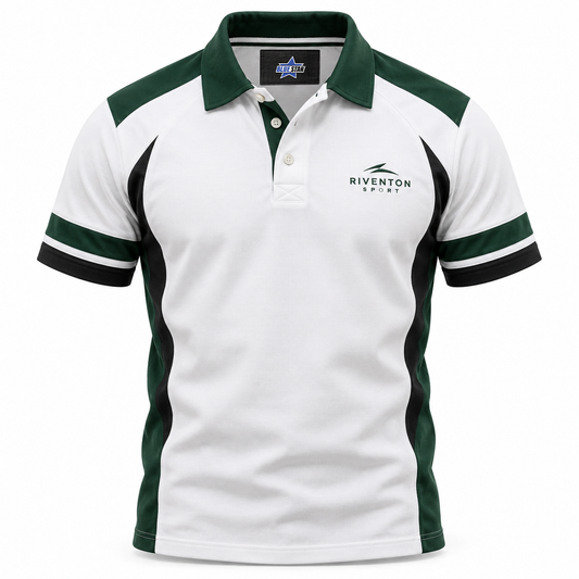 Custom Manufactured Heavyweight Match Rugby Jersey - Olive & White