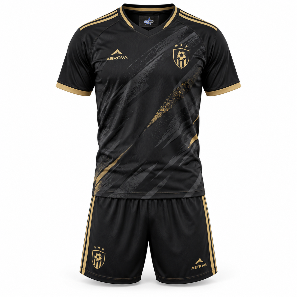 Custom Manufactured Pro Match Soccer & Football Kit - Tan & Grey