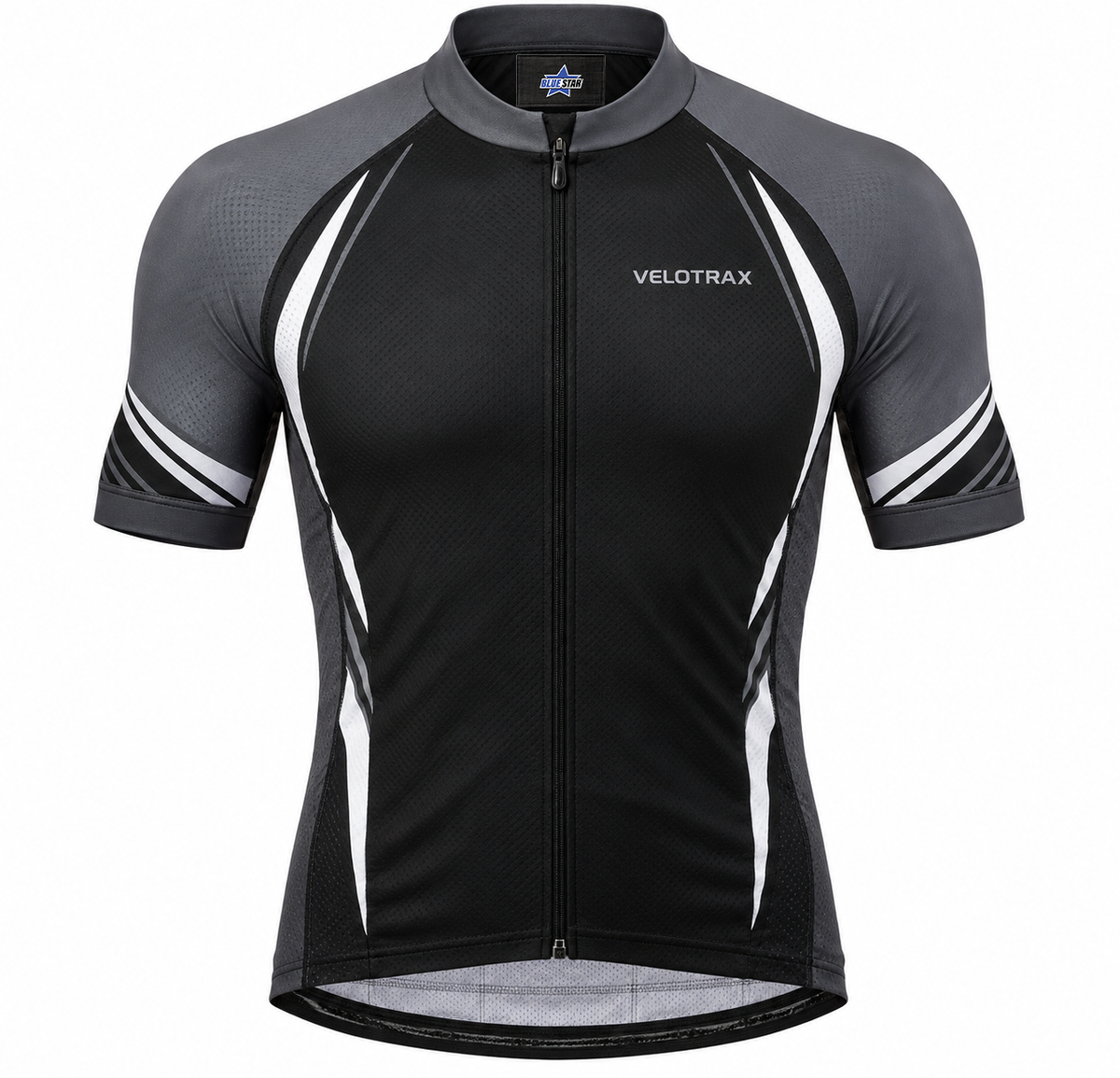 Custom Manufactured Pro Court Tennis Polo & Athletic Match Wear - Black & Charcoal