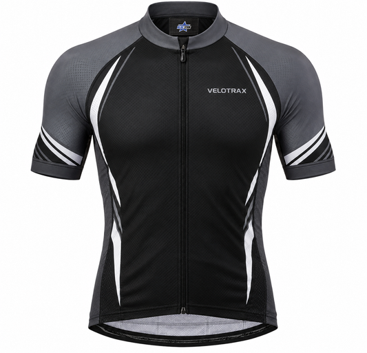 Custom Manufactured Pro Court Tennis Polo & Athletic Match Wear - Black & Charcoal