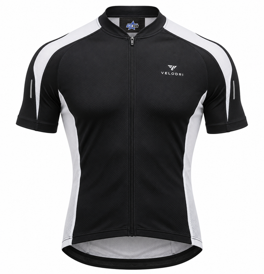 Custom Manufactured Pro Court Tennis Polo & Athletic Match Wear - Light Grey & Black