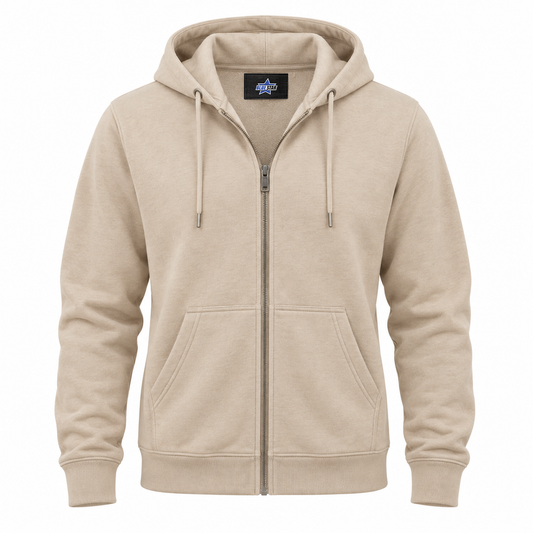 Custom Manufactured Casual Washed Cotton Utility Shirt - Tan
