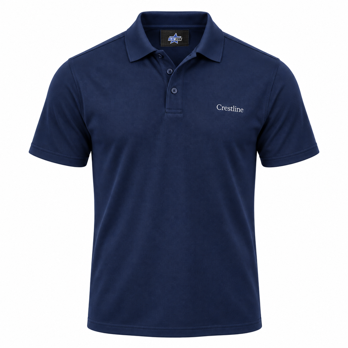 Custom Manufactured Corporate Oxford Executive Uniform Shirt - Navy