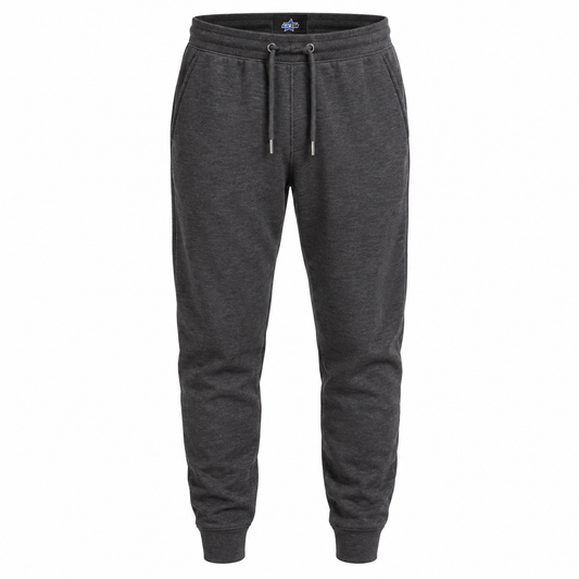 Custom Manufactured Premium Textured Ribbed Knit Textile Top - Charcoal & Grey