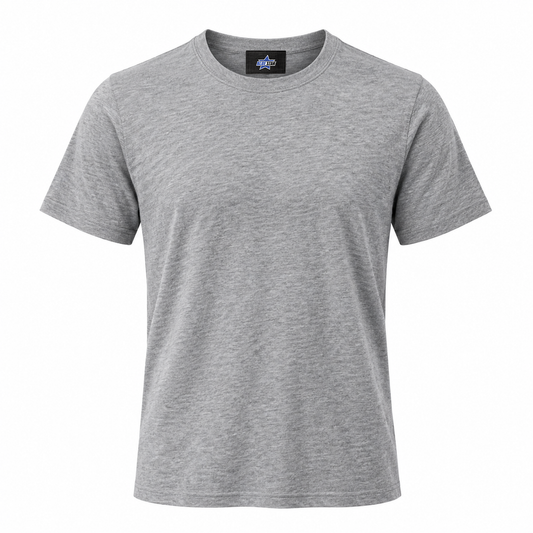 Custom Manufactured Premium Textured Ribbed Knit Textile Top - Charcoal & Light Grey