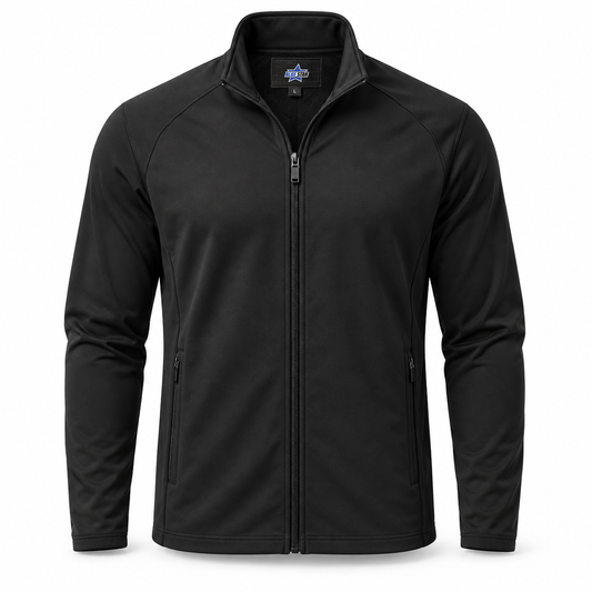 Custom Manufactured Technical Moisture-Wicking Performance Shirt - Black & Light Grey