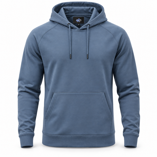 Custom Manufactured Technical Moisture-Wicking Performance Shirt - Slate Blue