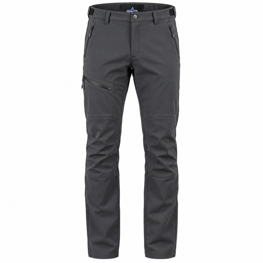 Custom Manufactured Technical Breathable Weather-Resistant Softshell - Charcoal & Grey