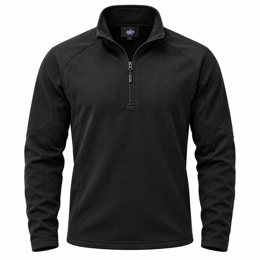 Custom Manufactured Technical Breathable Weather-Resistant Softshell - Grey & Black