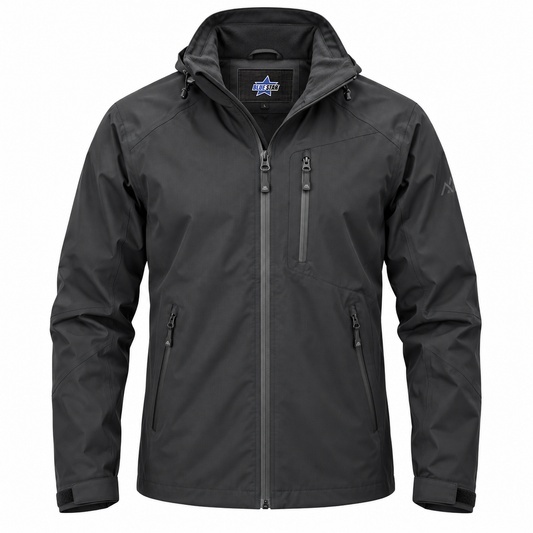 Custom Manufactured Durable Weatherproof Technical Anorak - Grey & Charcoal